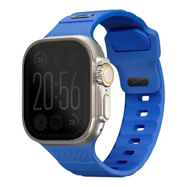 UNIQ STRIDE FKM HIGH PERFORMANCE SPORT WATCH BAND |FOR APPLE 49,46,45,44| AEGEAN BLUE